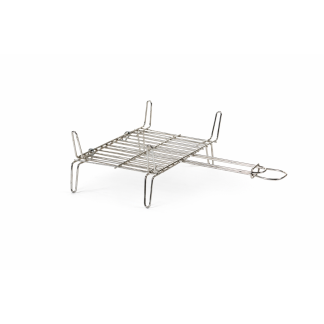 Double grille en acier inoxydable