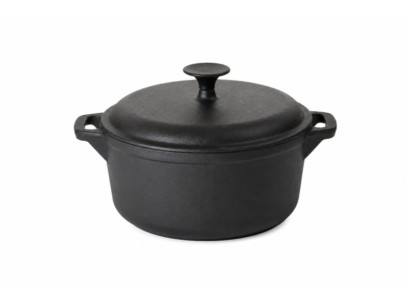 Enameled cast iron casserole