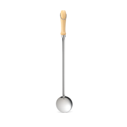Paletta in acciaio inox con manico in legno