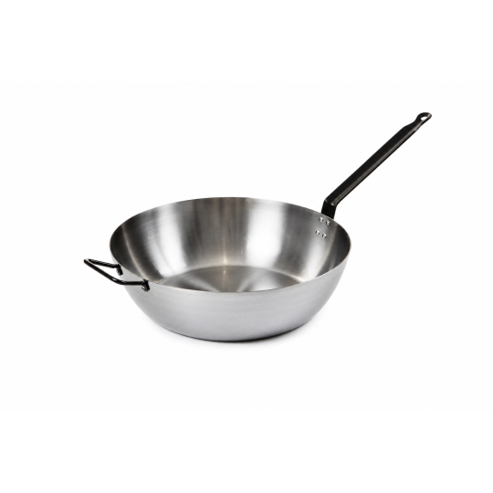 Deep Lyonnaise pan with handle